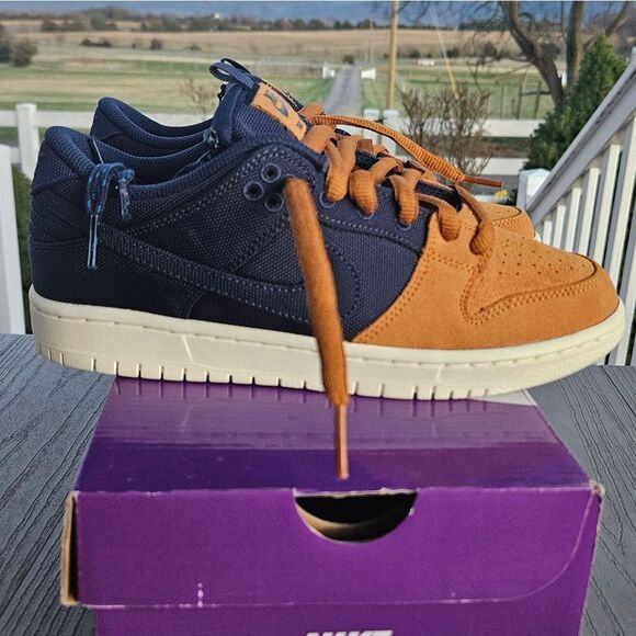 NIKE SB DUNK LOW PRO PRM 90's backpacks sneakers MENS 7 WOMENS 8.5 new in box - Picture 12 of 15